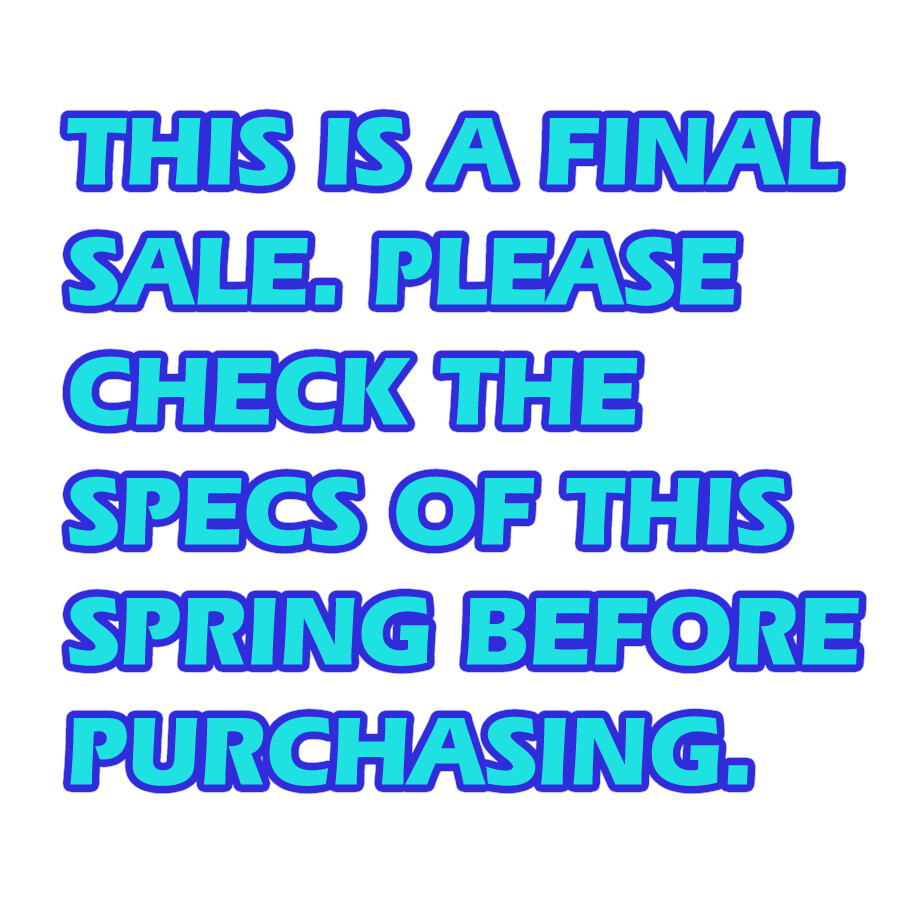 MOOKEEH Pink Coilover Replacement Springs 60K 3360lbs 5" 2.5" ID