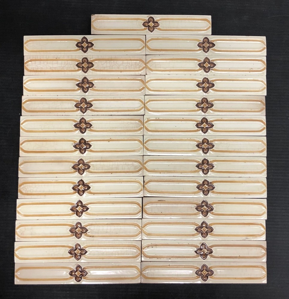 Antique Decorative Trim Tile Liner England