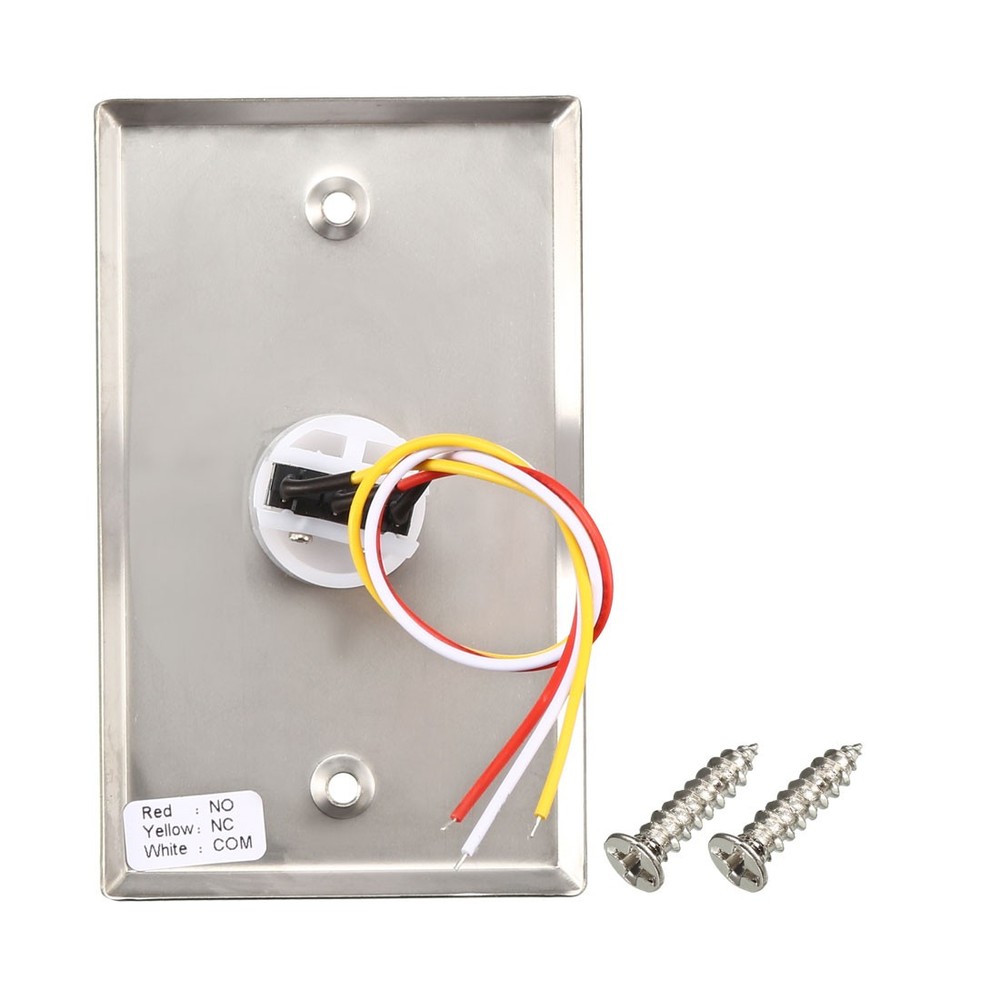 Door Release Button Push to Exit NO/NC/COM Switch Panel 115mmx70mm 36V 3A