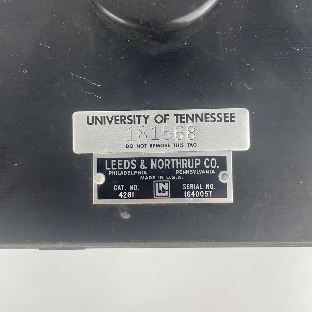 Leeds & Northrup Model 4261 Students Kohlrausch Slide Wire – Untested