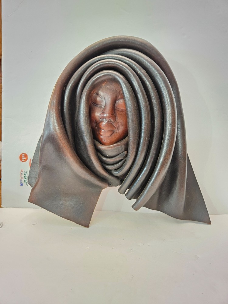 African leather mask