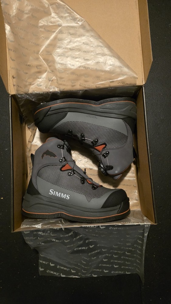 Simms Guide BOA Boot Felt Slate BOA Closure Men's Size 8