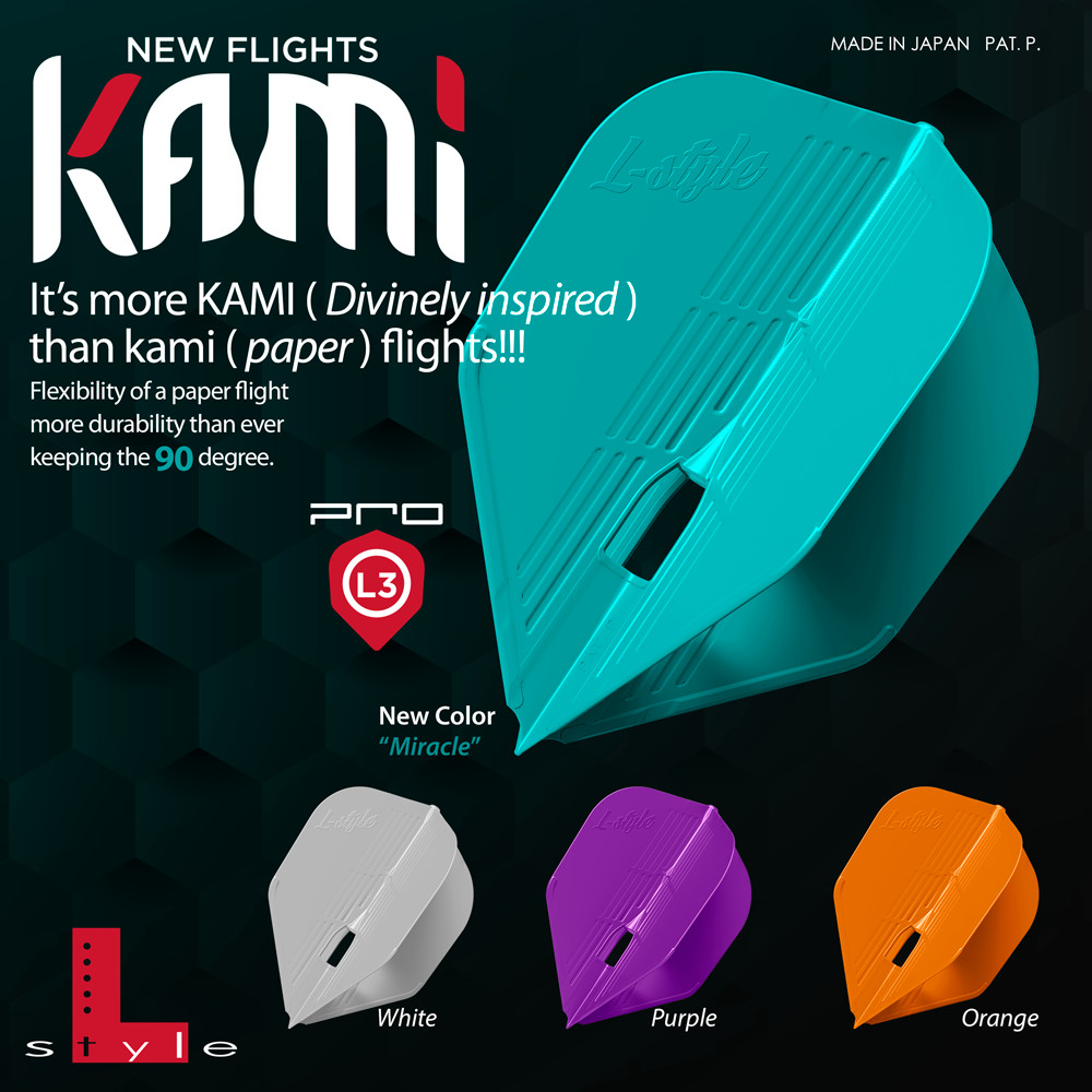 L-style L3Pro KAMI Shape Flights - Black