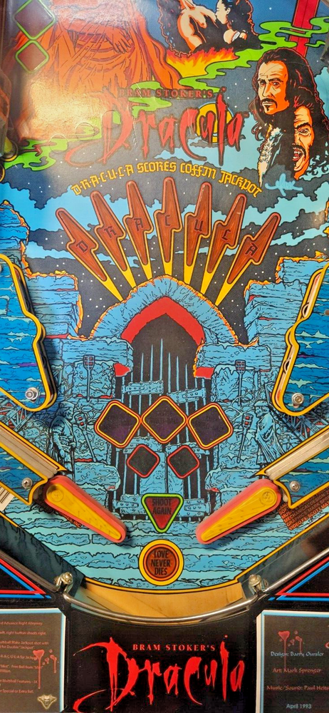 Bram Stroker's Dracula Pinball Machine - 2796