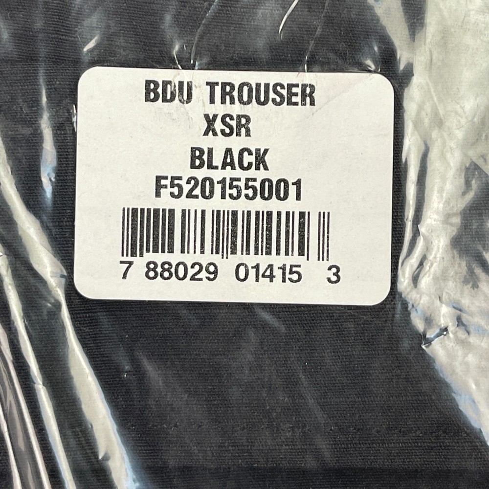 NEW BDU Propper Pants - Black - X-Small Regular