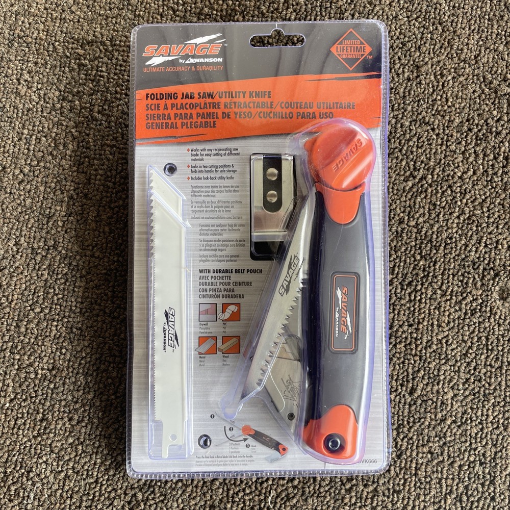 Folding jab saw /utility knife svk666
