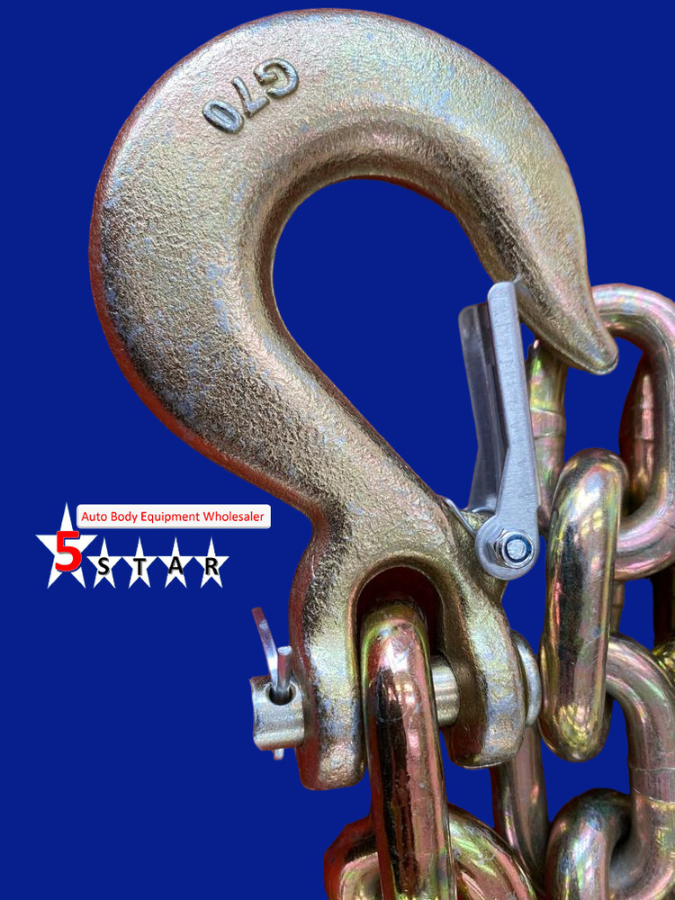 SET#31 AUTO BODY FRAME MACHINE PULLING CHAIN 11 FEET LONG HEAVY DUTY