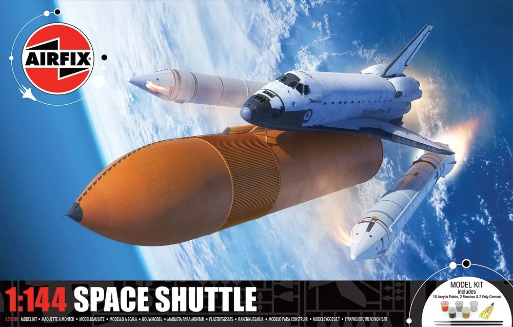 Airfix A50200 Space Shuttle Gift Set 1/144 Scale Plastic Model Kit