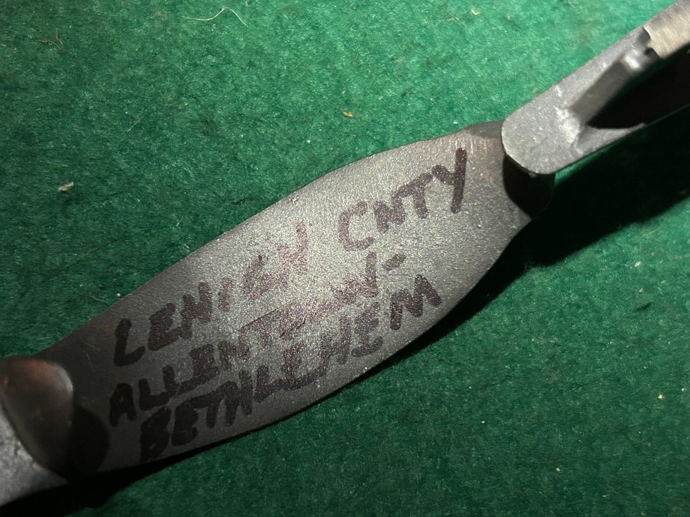 9 3/8" steel muzzle loader rifle trigger guard NOS #10