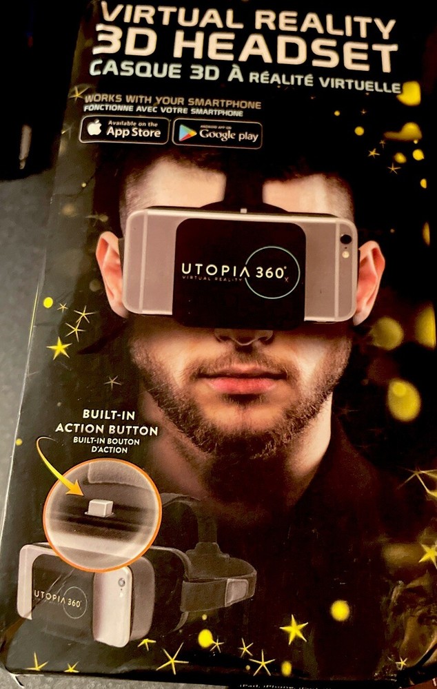 ReTrak Utopia 360 Smartphone Virtual Reality Android Apple- Headset  VT-0816