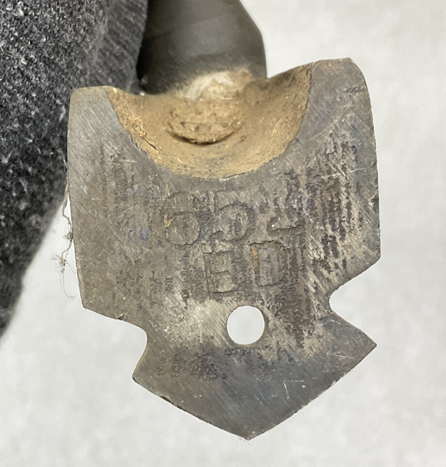 Brutalist MCM Heavy Brass Front Door Knob Handle Pull Mid Century Modern