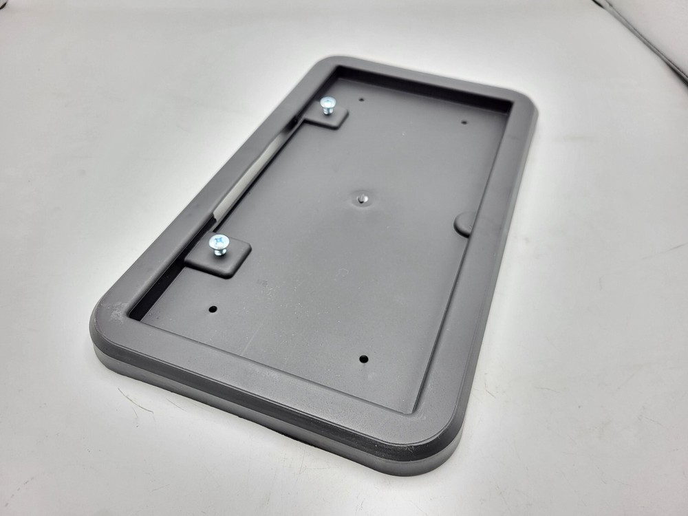 Black LED Lighted License Plate Bracket Holder Truck Trailer RV Camper