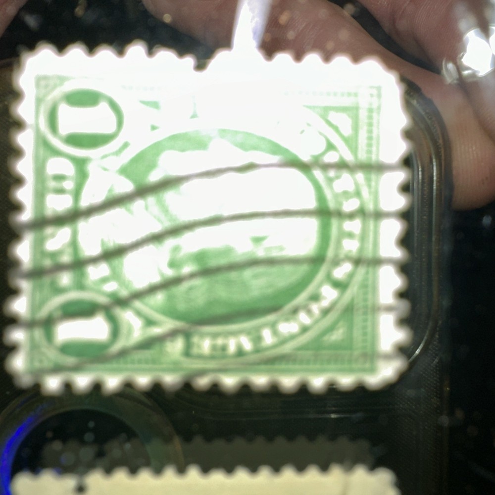 Ben Franklin US Stamp Left Profile, Rare One Cent