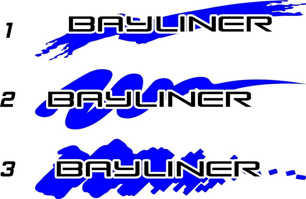 Custom Bayliner Boat Decals Add Some Splash