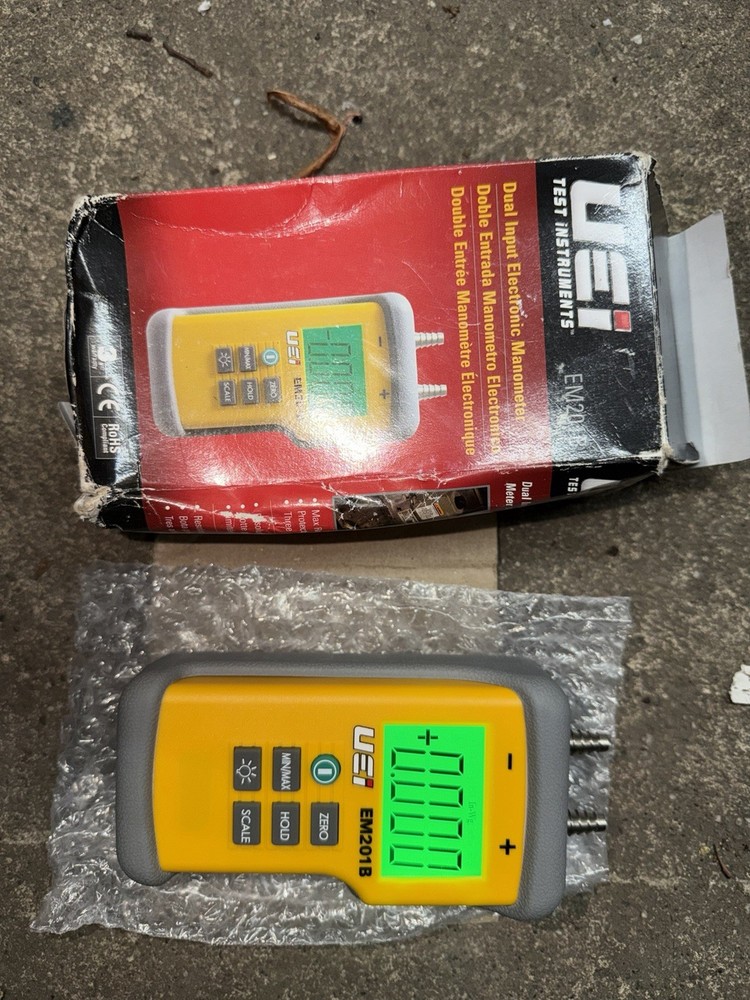 UEi Test Instruments EM201B Dual Input Differential Manometer