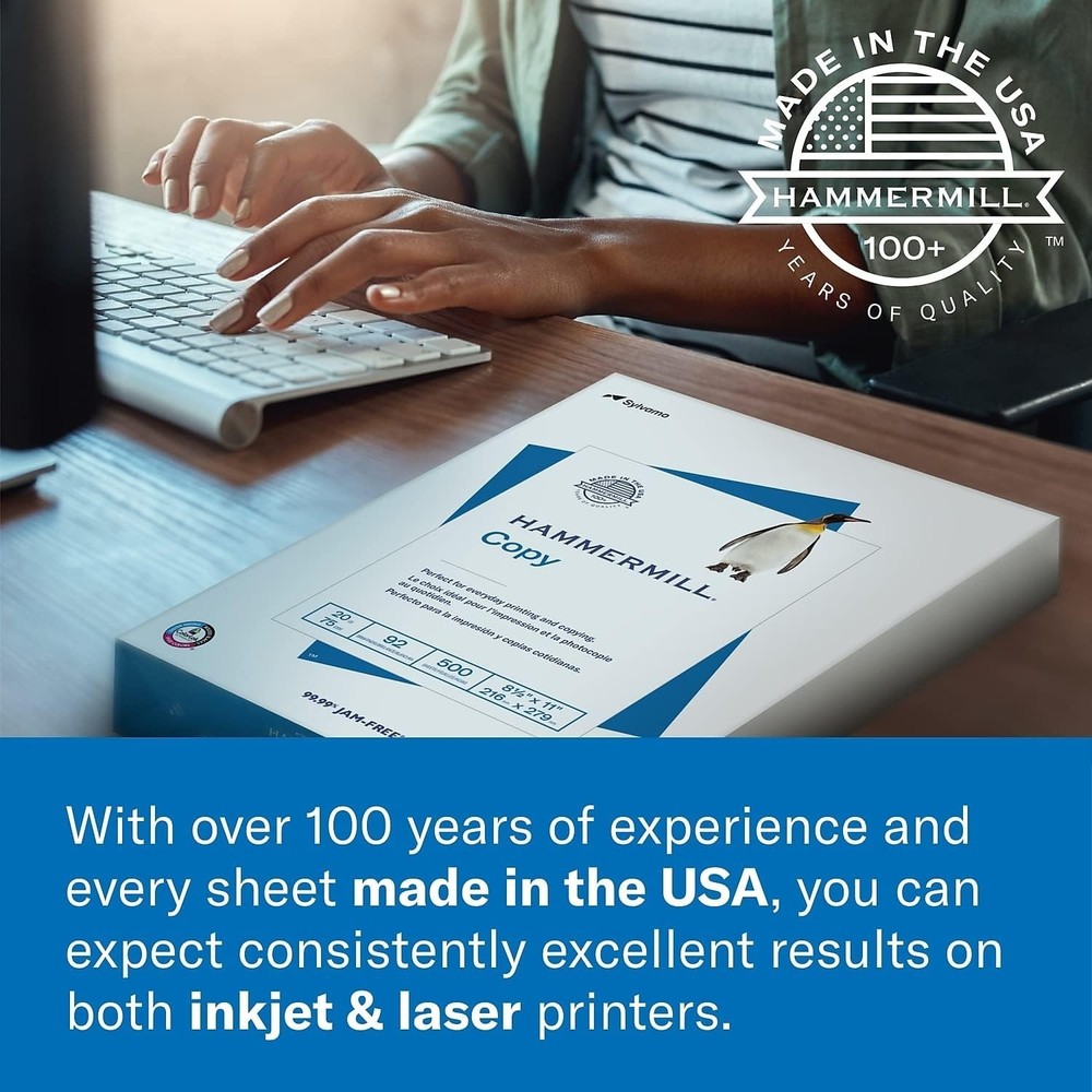 High-Quality 24lb Laser Print Paper - 5000 Sheets