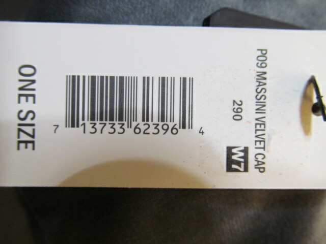 Massini P09 Velvet Cap, One Size, Silver