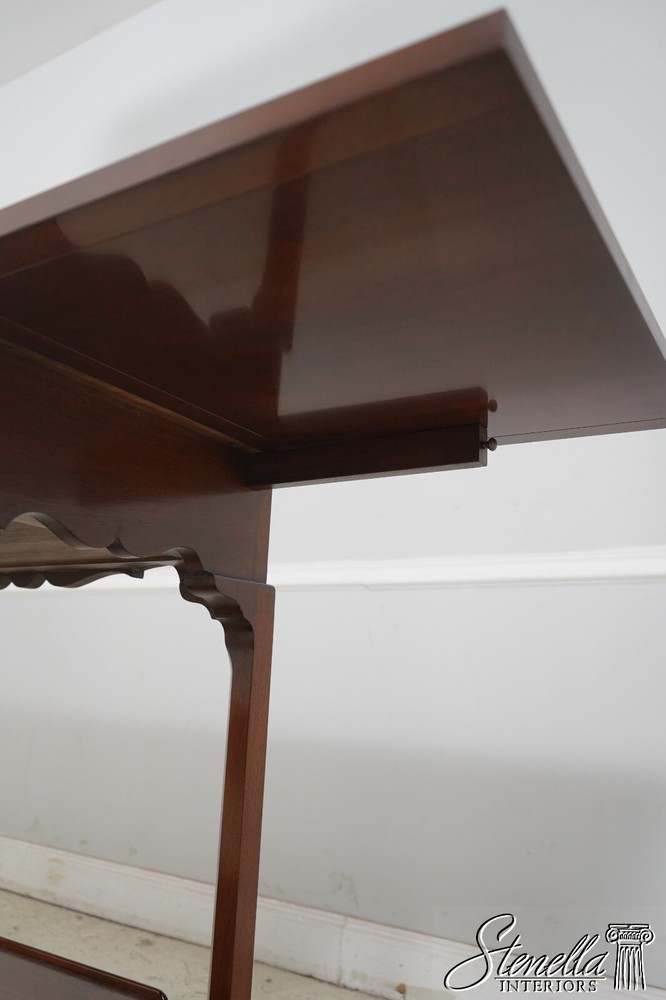 L62569EC: SMITH & WATSON Flip Top Mahogany Server Cart