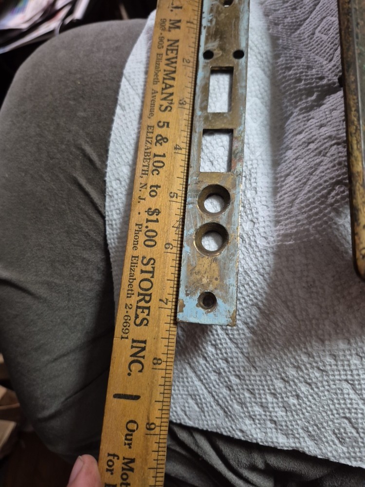 Solid Brass Antique Door Plate Escutcheon Set