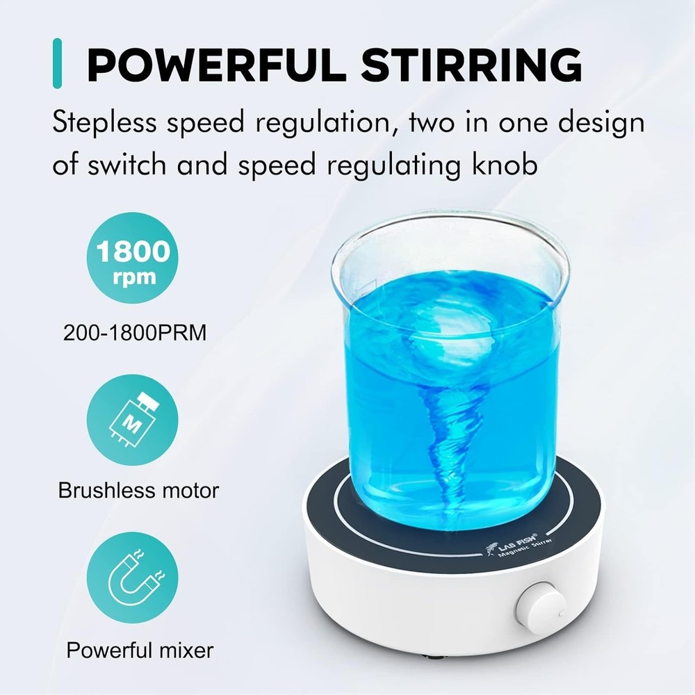 Multi-Functional Magnetic Stirrer with 3000ml Capacity - Ideal for Scientists