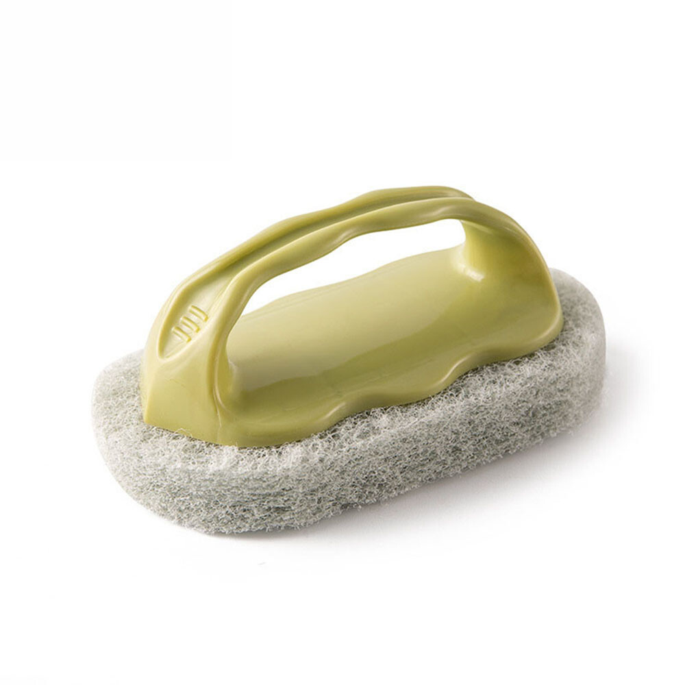 Sponge Brush Home Cleaning Tools Kitchen Bathroom Cleaning Brush With Handle☽