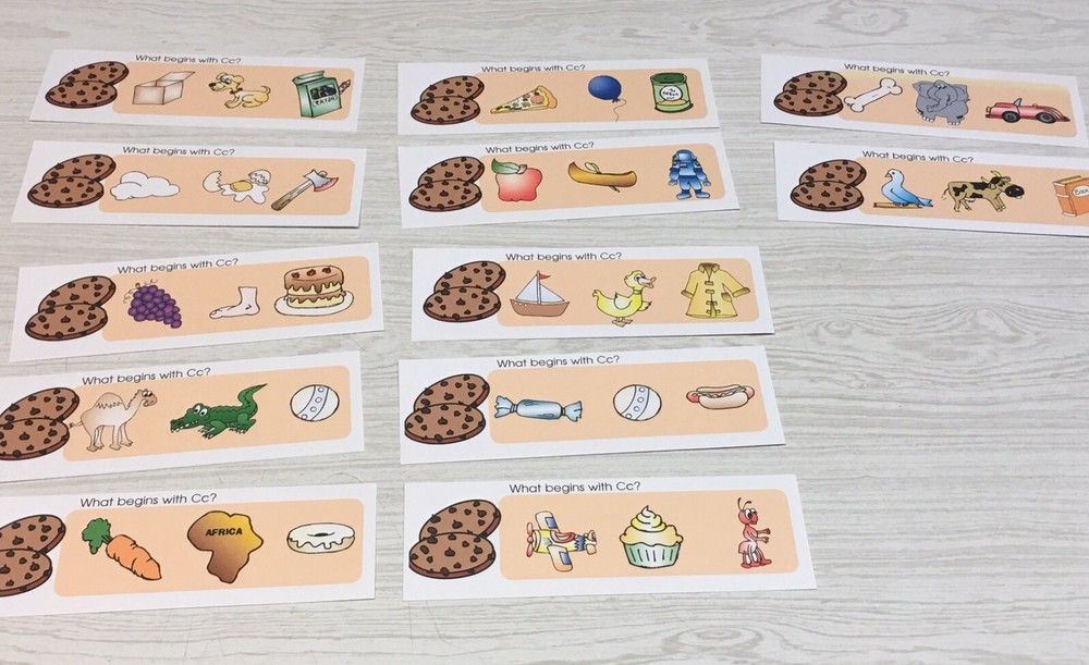 Phonics Cc- What Begins With Cc - Laminated Activity Set - Teaching Supplies