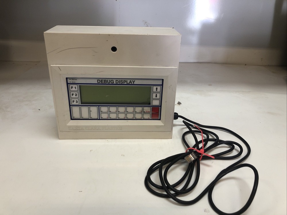 1 Used Santa Clara Plastics 3270091G SCP MCS Debug Controller Display Module