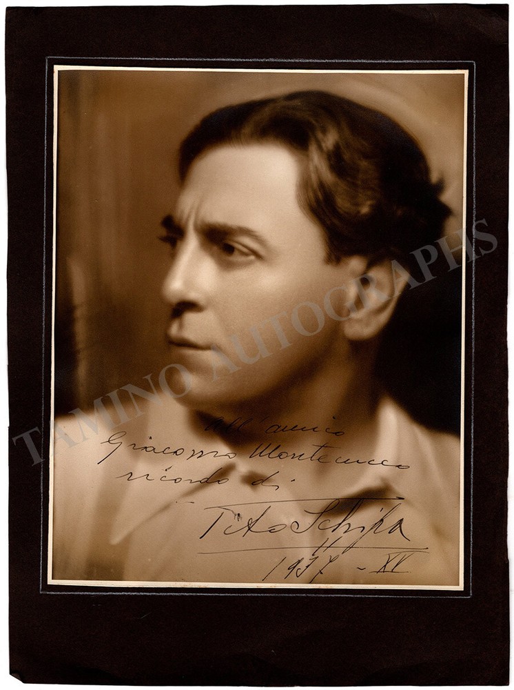 Schipa, Tito - Signed Photograph 1937
