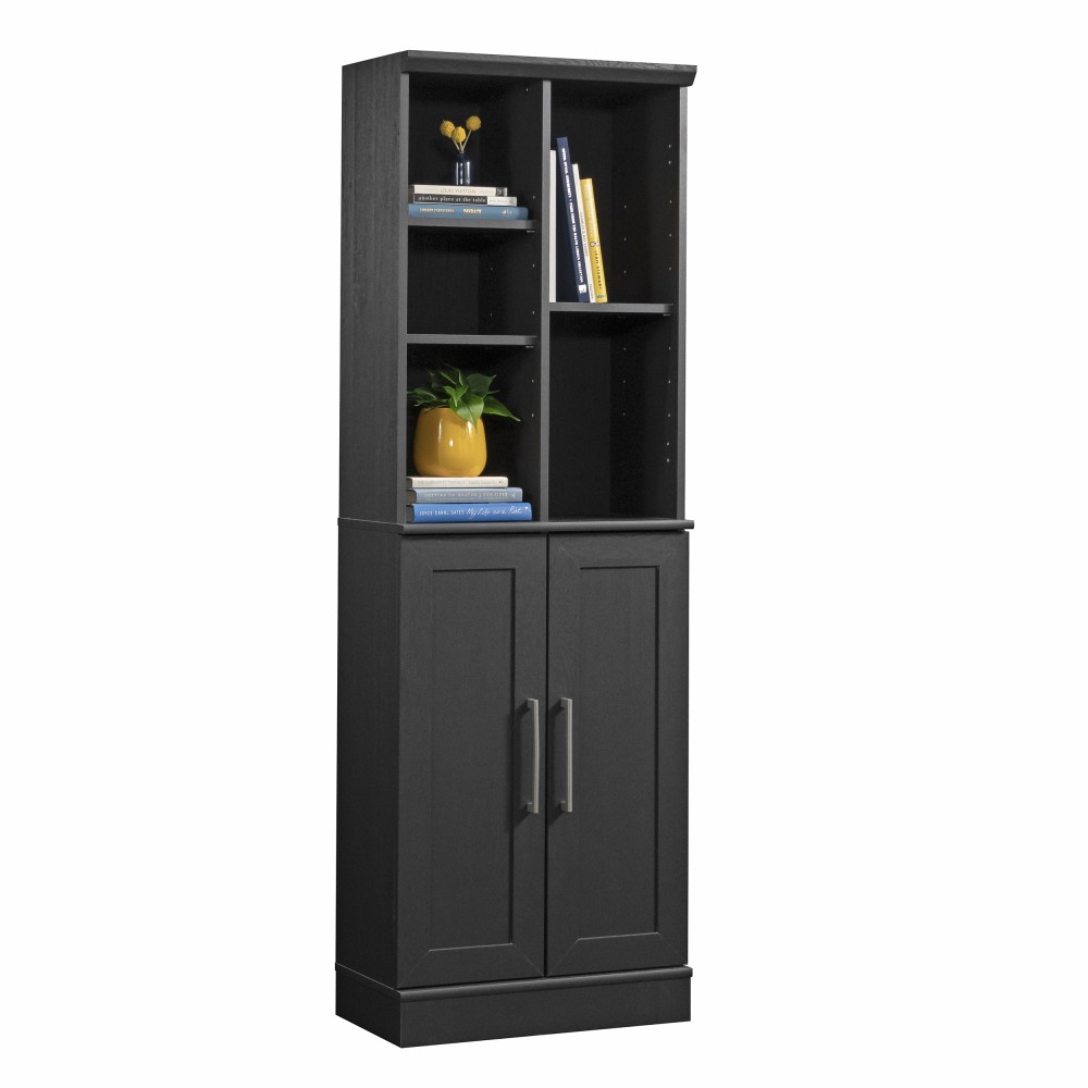 Multipurpose Bookshelf - 6 Adjustable Shelves, Space-Saving Cabinet for Office