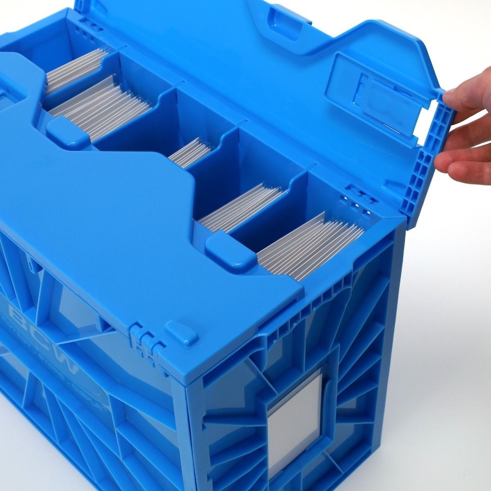 1 BCW Blue Plastic Short Comic Book Bin