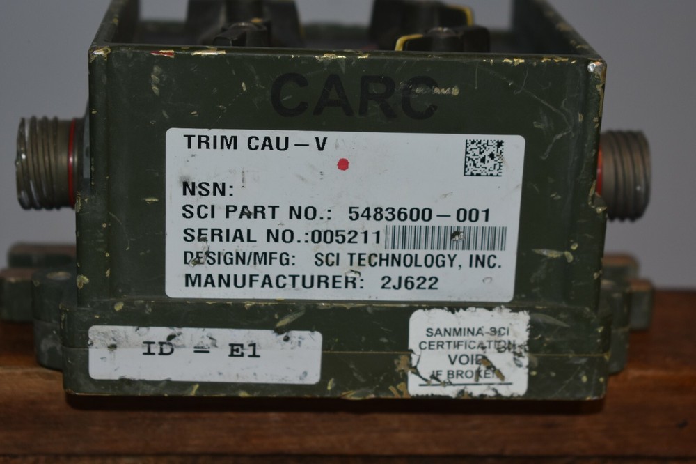 Electrical Control Panel 5483600-001 SCI Tocnet Radio Interface Hmmwv