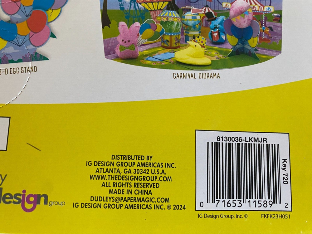 NIB Peeps Egg Venture Diorama Egg Decorating Kit-80 Pc