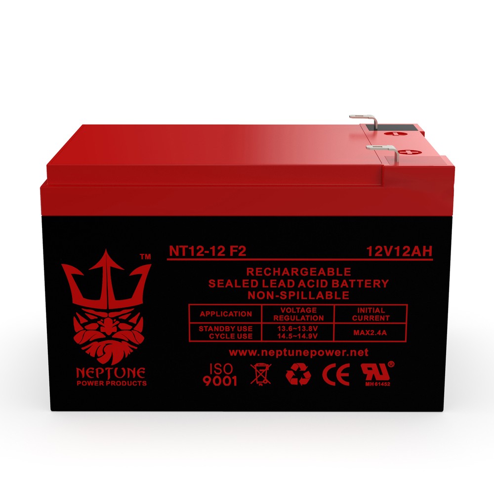 Golden Technologies Buzzaround Models  12V 12Ah Battery by Neptune - 2 pack