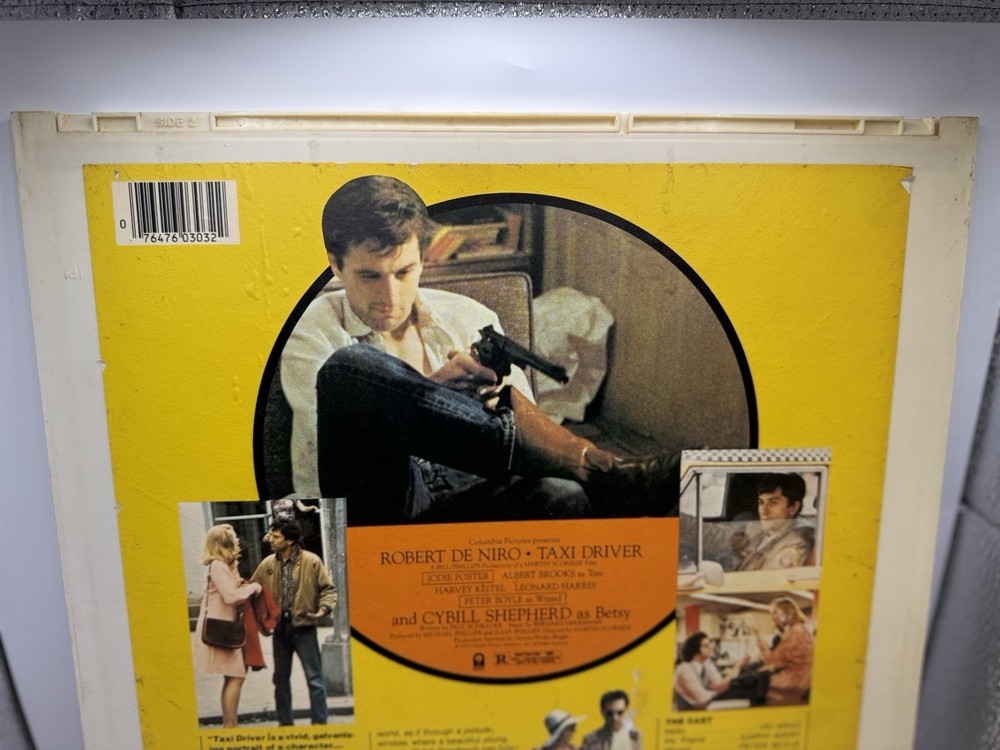Taxi Driver CED Capacitance Electronic Disc 1982 Used Untested