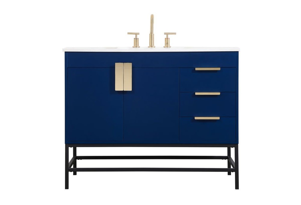 Elegant Lighting VF48842M Eugene 42" - Blue