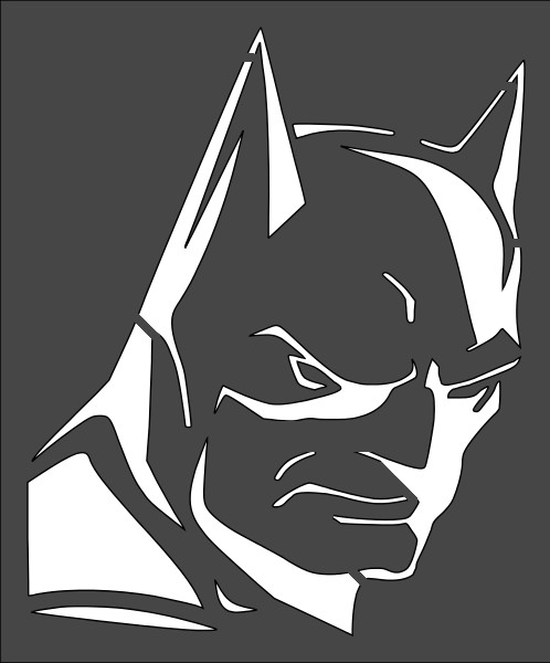 8"x9.5" Plastic Stencil - Batman (SY174)*****