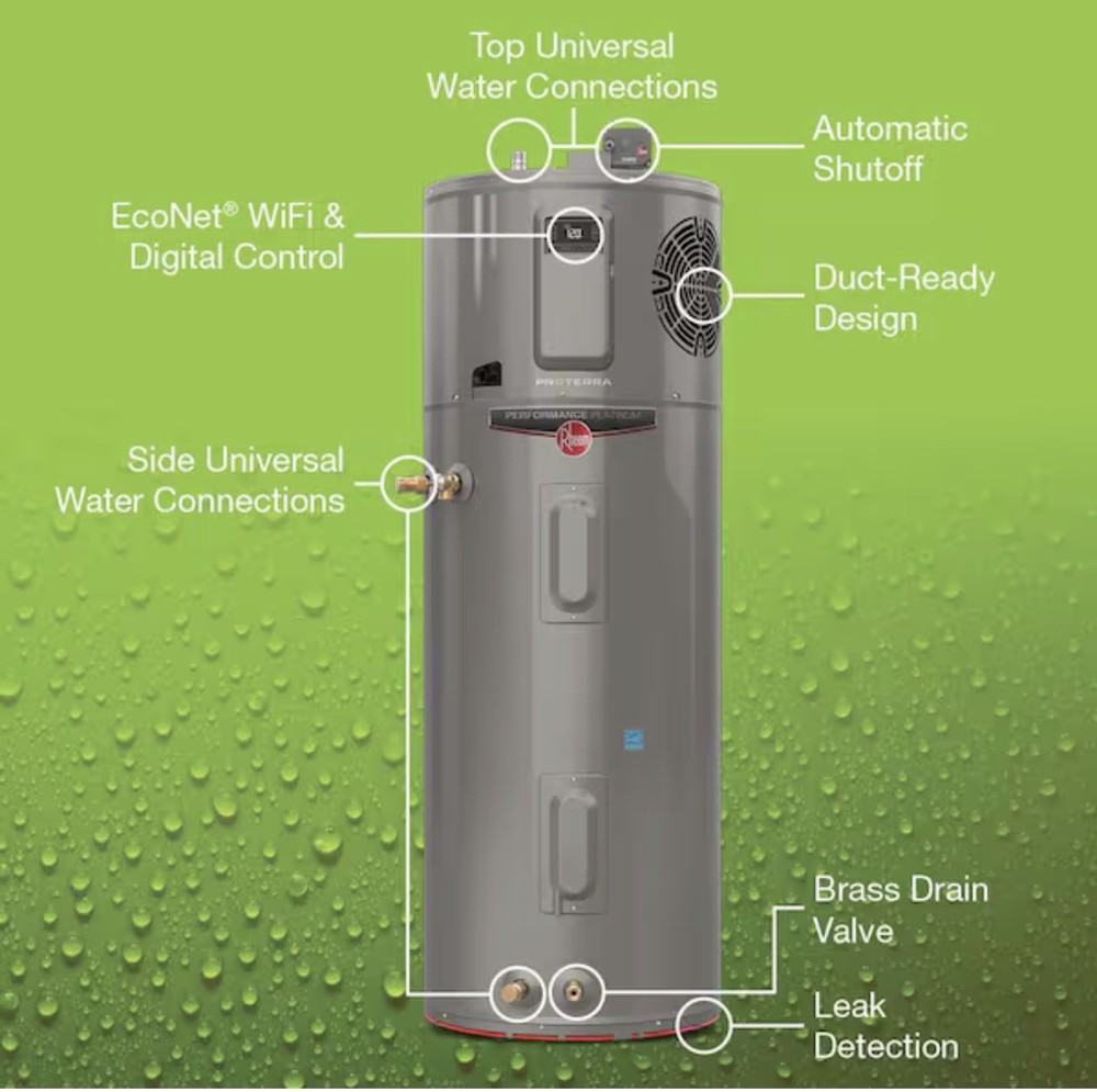 ProTerra 65gal Smart High Efficiency Hybrid Heat Pump Water Heater XE65T10HS45U1