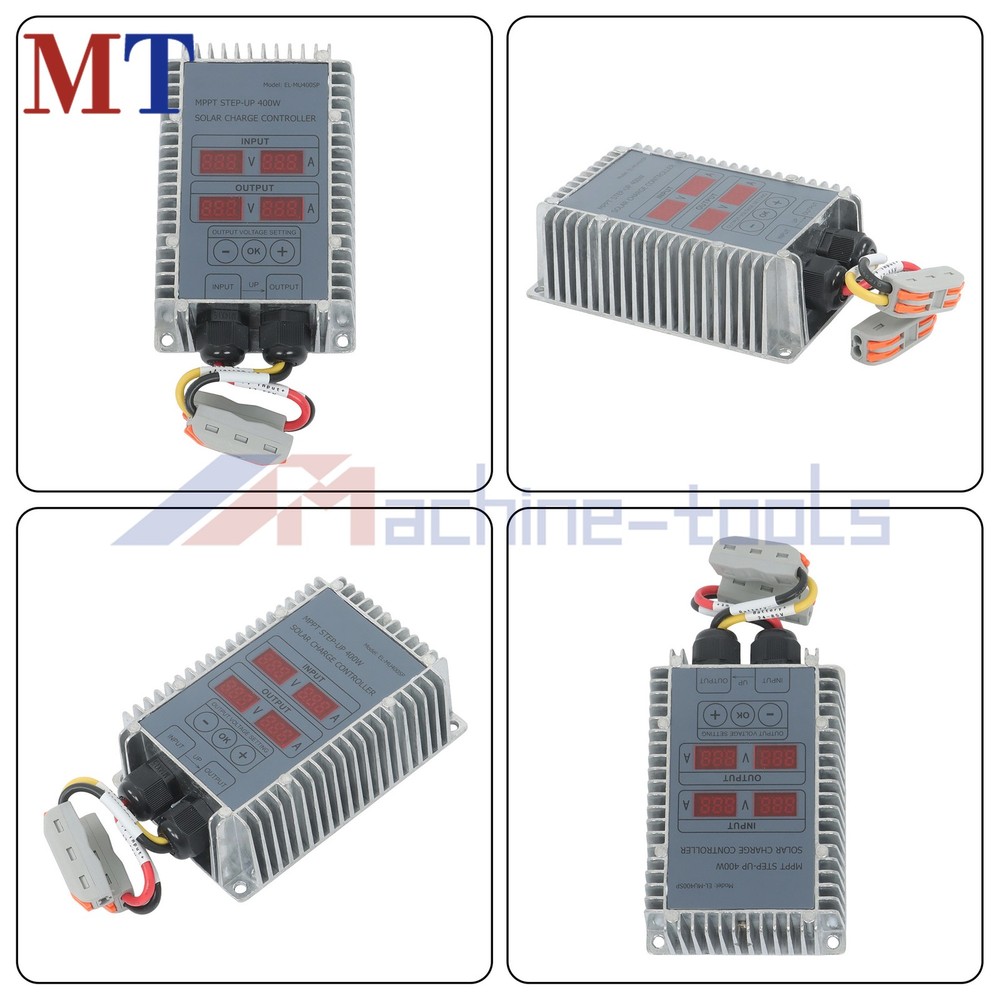 400W MPPT Boost Controller Solar 24V-85V Voltage Regulator Waterproof LED