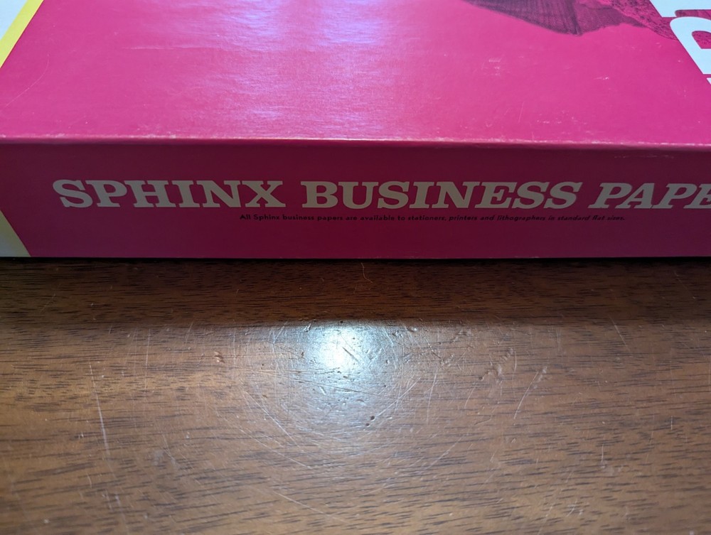 Sphinx Business Papers, Light Blue, please read