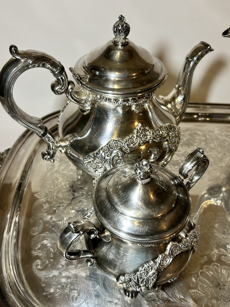 Vintage Gorham Silverplate Heritage Set of 5