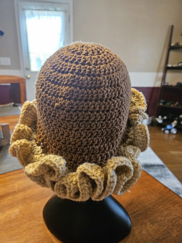 Handmade crochet Ruffle Hat