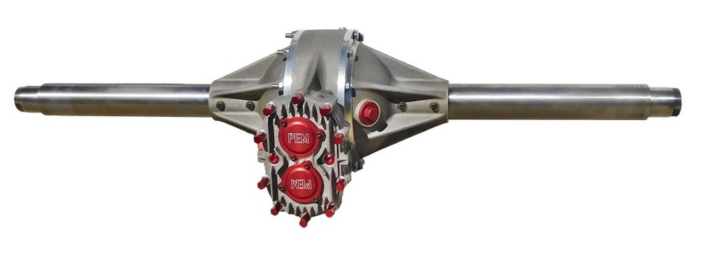 PEM Quick Change Rear End 4.86 GN 5 x 4.75" assembly with solid axles