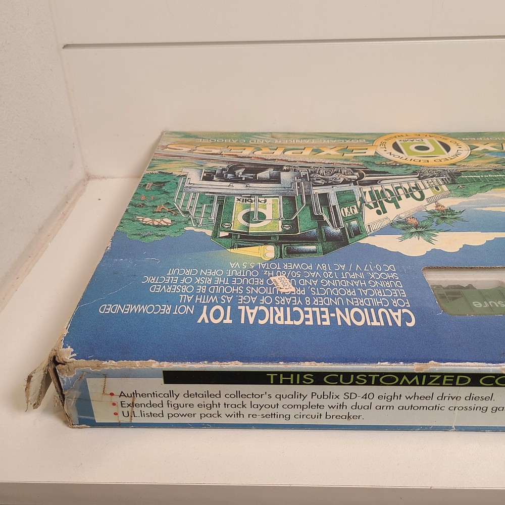 Vintage Limited Edition Publix Express HO scale Train Set