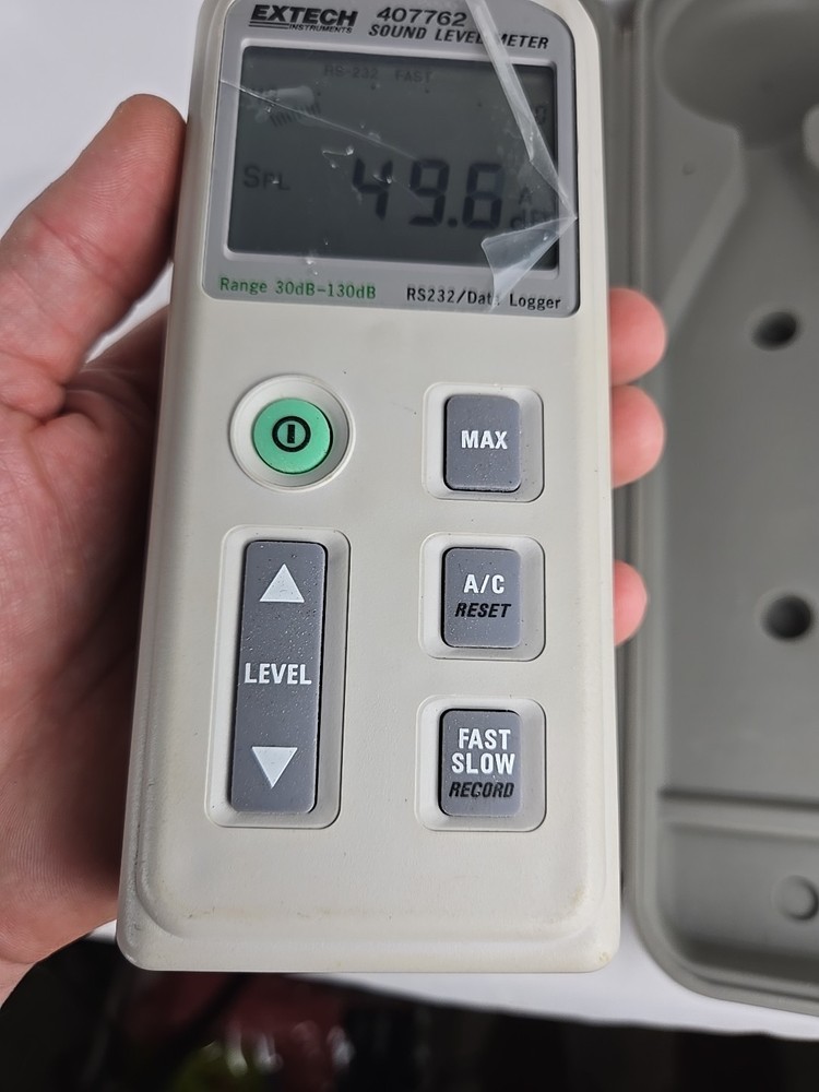Extech Sound 407762 Level Meter RS-232/Datalogger