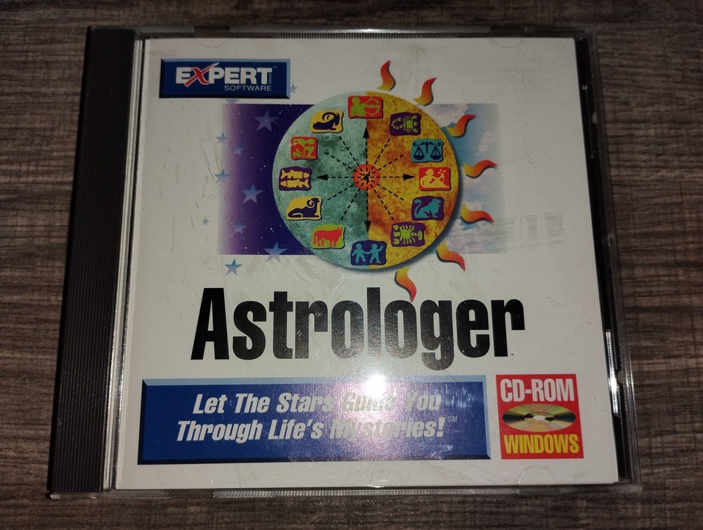 Expert Software Astrologer PC CD-ROM 1995 for Microsoft Windows 3.1