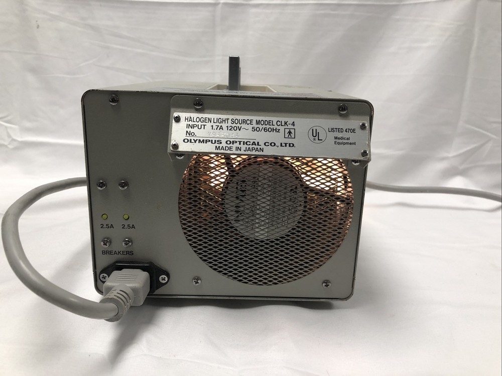 Olympus CLK-4 Halogen Light Source tested working video