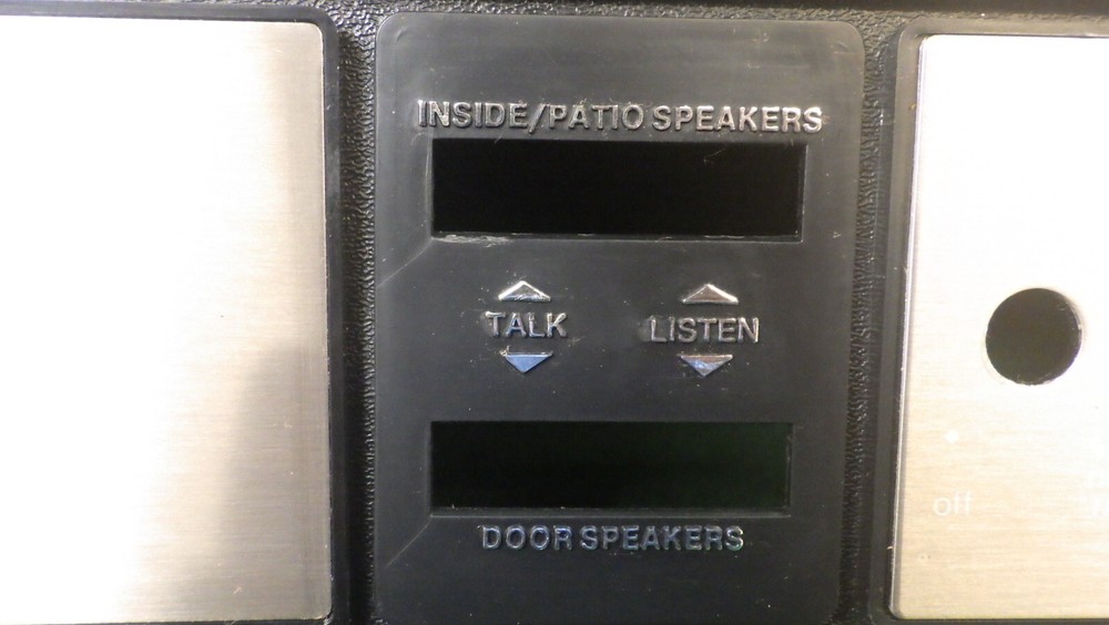 Vintage Nutone Solid State Music Intercom Faceplate and Knobs IMA-303