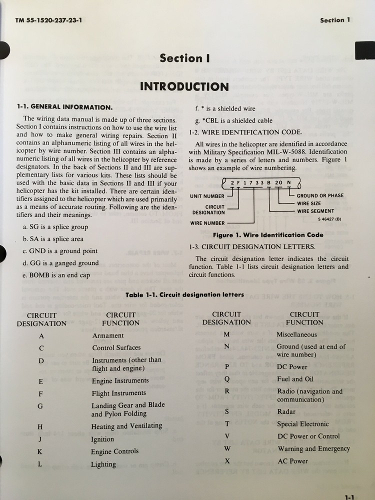 Sikorsky UH-60A Wiring Data Manual