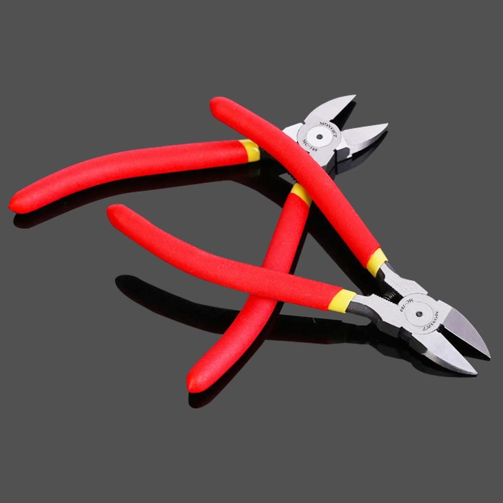 MONVICT Wire Cutters, 6 inch Precision Flush Side Cutters with 6"- Pack 1