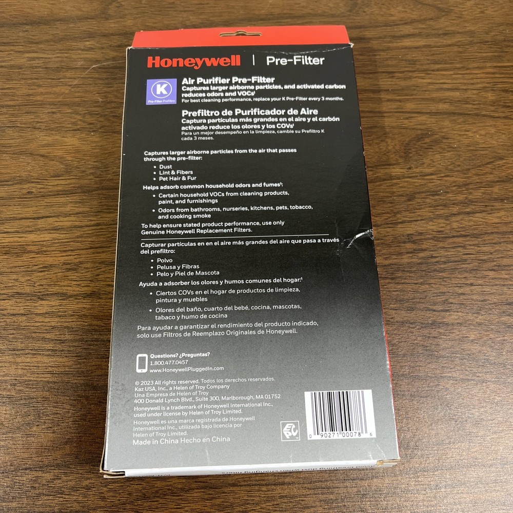 Honeywell HRFK2 Replacement Filter - Black